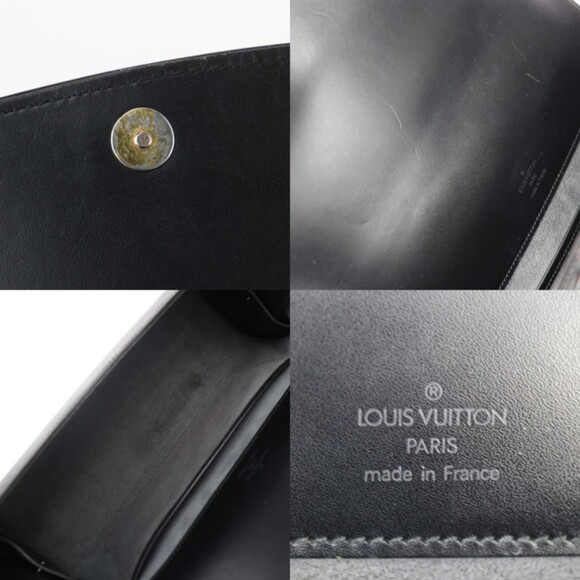 LOUIS VUITTON Black Leather Shoulder Bag - Picture 10 of 10